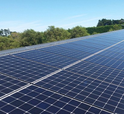 Trạm năng lượng mặt trời nối lưới 200KW ở Ghana