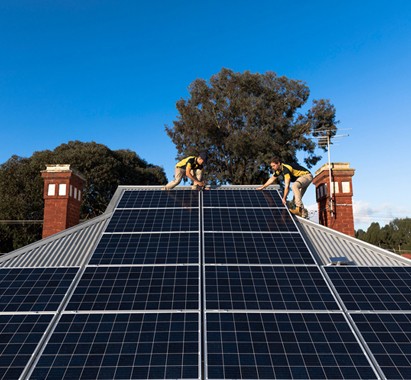 Hệ thống điện mặt trời hòa lưới 100KW ở Pháp