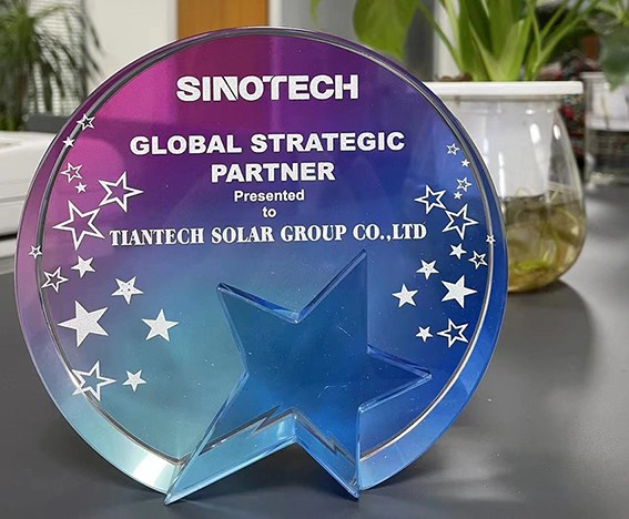 Được trao giải là Đối tác chiến lược toàn cầu cho SINOTEC HOLDINGS GROUP